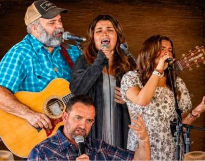 Jason Winters and fellow musicians performing together